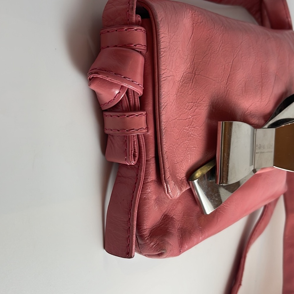 Sonia Rykiel Pink With Bow Crossbody Bag - Picture 6 of 16